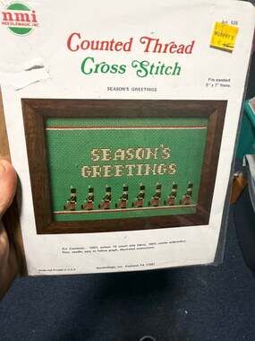 NeedleMagic Season's Greetings Counted Thread Cross Stitch Kit Art. (C802)